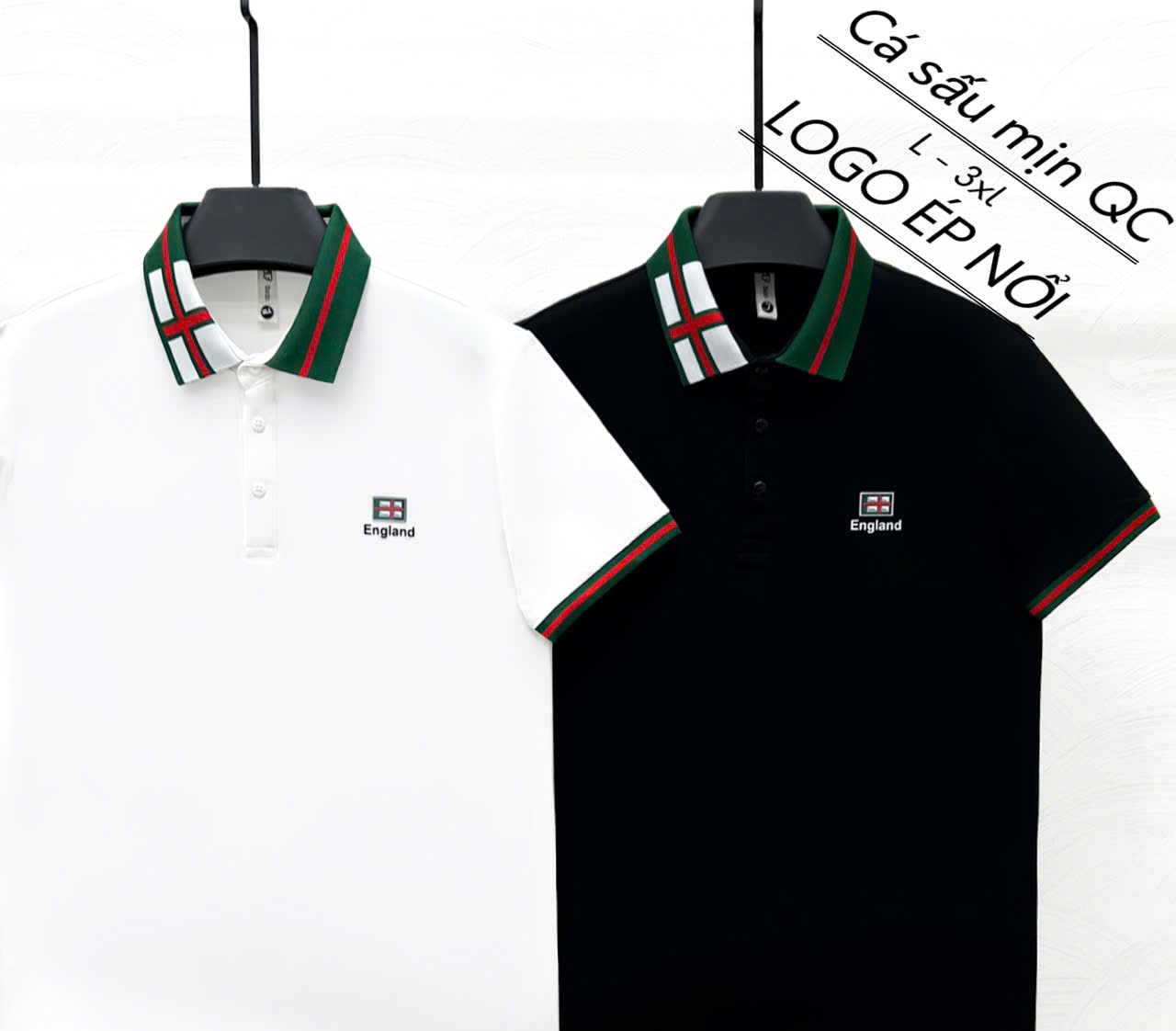 Áo thun nam cổ trụ giá sỉ 015 - Ảnh 5