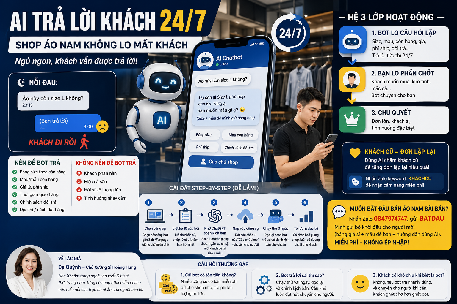 Trả lời tin nhắn tự động