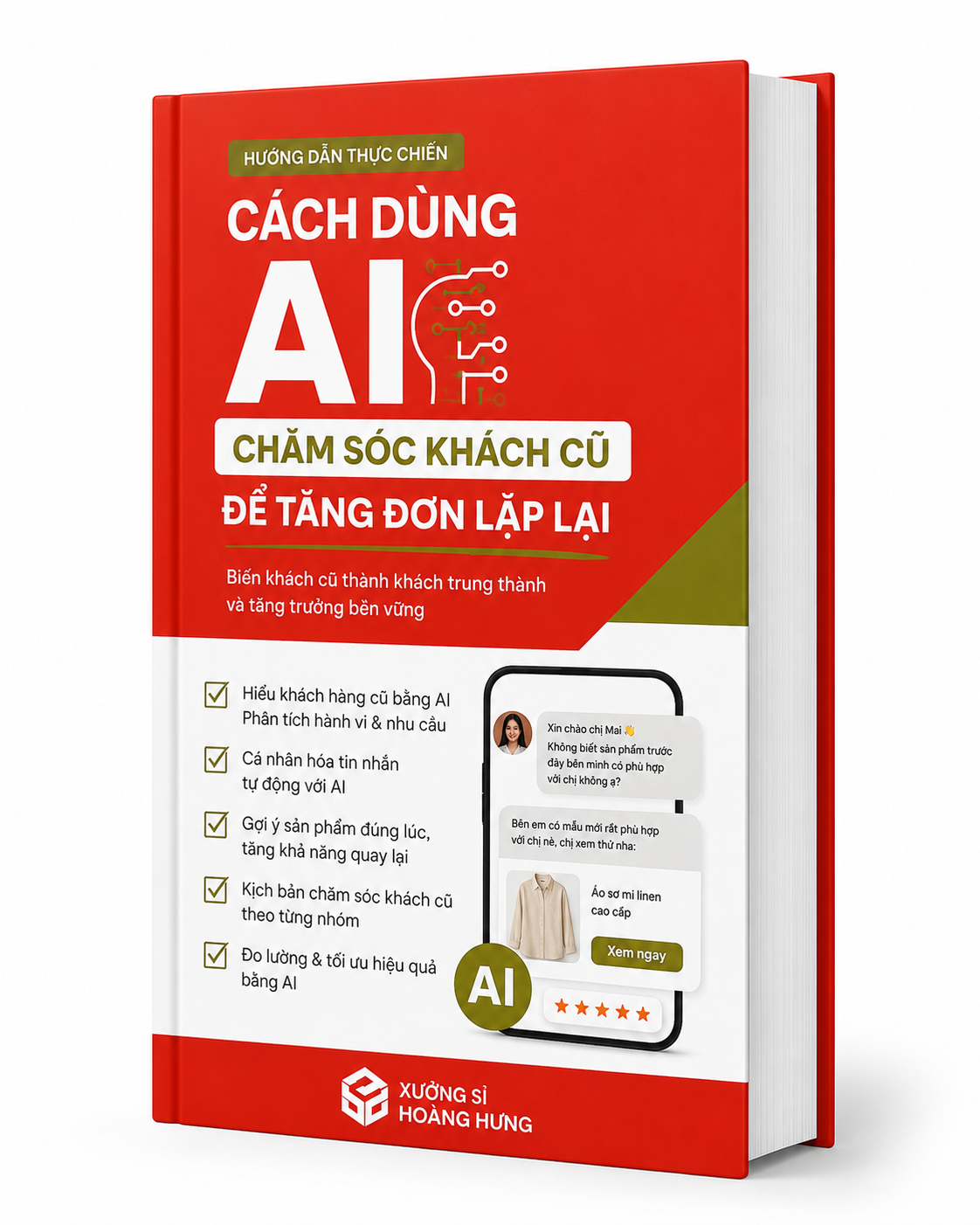 Ebook Cách dùng AI chăm sóc khách cũ để tăng đơn lặp lại - Xưởng Sỉ Hoàng Hưng