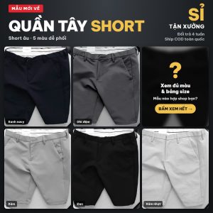 QUẦN TÂY SHORT