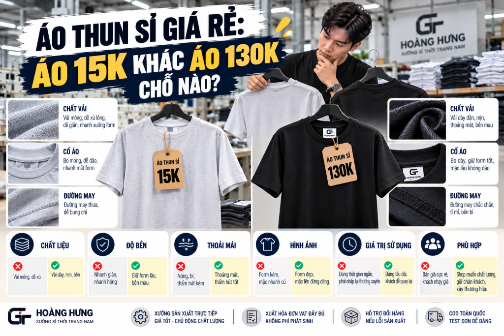 Áo thun sỉ giá rẻ