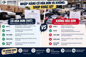 Nhập hàng có hóa đơn và không có hóa đơn VAT