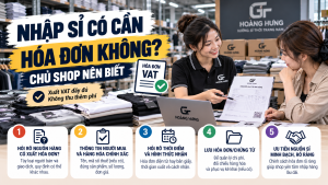 Nhập sỉ cần hóa đơn