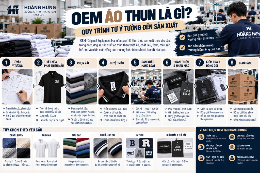 OEM áo thun local brand